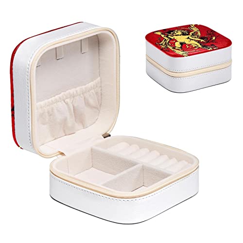 Boîte à bijoux petit ange compacte, idéale pour coiffeuse de fille
