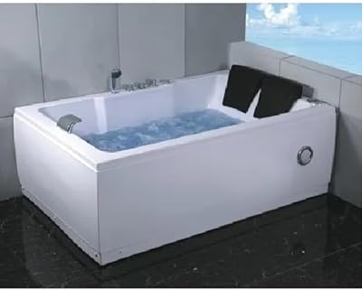 Vasca Idromassaggio Harmony 180x90cm Per 2 Persone - Cromoterapia, Jets E Cascata - Foto 4