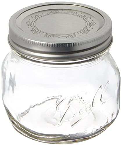 Ball Collection Elite Pint (16-oz.) Wide Mouth Jars, Clear, 1-Pack of 4