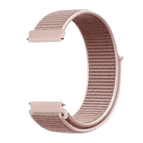 [QAICHFKS] 20mm 22mm iCXgbv Watch 5 GT5-4-3 Pro 46mm uXbg Xgoh 2/GTR 4/GTS 4/Bip 6 5/Active 2 xgp (Rose pink,Width 22mm)