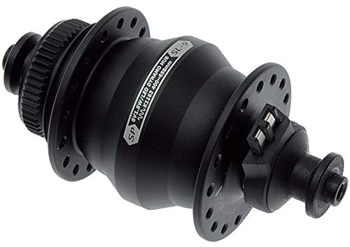 Shutter Precision (SP) Ultra Small Dynamo Hub SL-9 BK 32H S43HUB00901 Black 32H