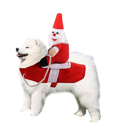 Disfraz de Navidad para perro Santa Claus tamaño S miniatura 2