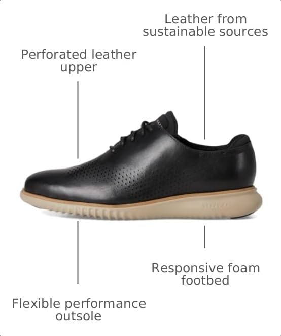 Image of Cole Haan Men's 2.Zerogrand Laser Wingtip Oxfords