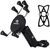 【360 Grad Drehung】--- Die Handyhalter verwendet einen voll einstellbaren Kugelgelenkadapter mit 360-Grad-Drehung und einem weiten Neigungsbereich für beste Betrachtungswinkel.