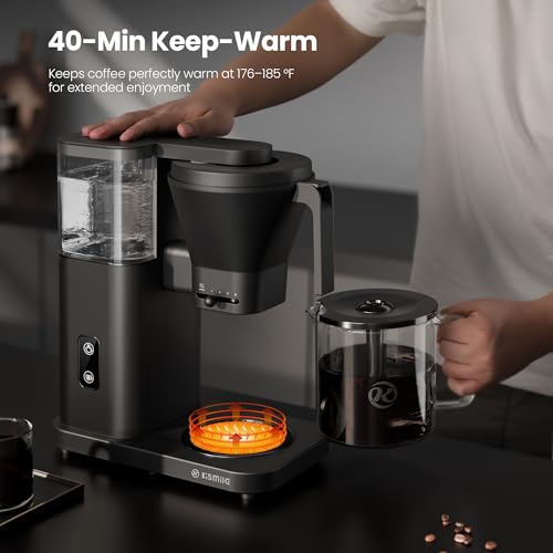 Kismile 8 Cup Drip Coffee Maker Machine Review