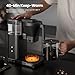 Kismile SCA-Certified 8 Cup Drip Coffee Maker, Pour Over Coffee Machine with 3s Instant Heat 197–205℉, Adjustable Flow Control, Removable Water Tank, Deep Cold Brew & 40 Min Keep Warm (Black)