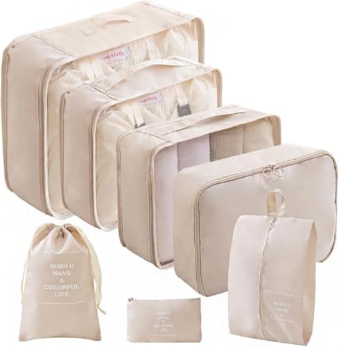 Necessaire Feminina Organizador de Malas para Viagem: KIT 7/10 de...