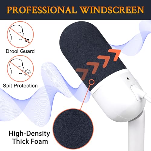 Microphone Pop Filter pour Elgato Wave Neo Élimine Bruit Souffle Mousse