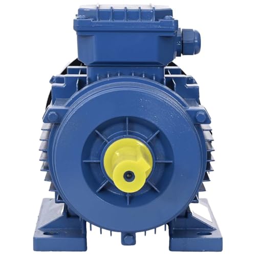 Moteur industriel triphasé compact en aluminium 2840 tr/min pour atelier et scie