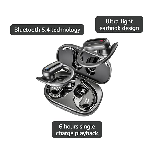 TRAUSI Bluetooth Headphones IP7 Waterproof