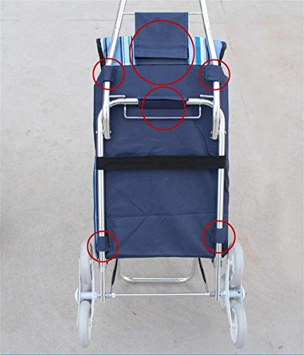 Carrito multifuncional plegable para compras miniatura 3