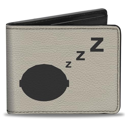 Buckle-Down Men's Wallet, Bifold, Star Wars The Child Sleeping Pod The Mandalorian Pose, Vegan Leather, 4.0