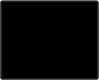 Qisan Gaming Mouse Pad/Mat for Computer Laptop 10.23"x8.26"x0.08" Keyboard Pad Desk Pad with Anti-slip Rubber Base Rectangle Mouse Pad Mat-Black