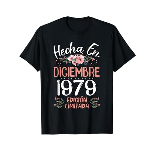 Hecha En Diciembre 1979 Mujer Regalo 44 Años Cumpleaños Camiseta