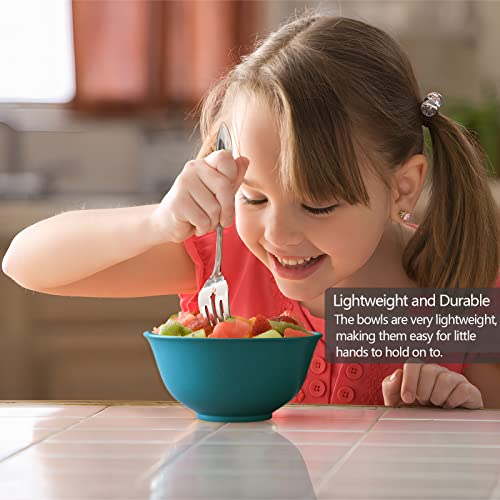 Homestockplus Unbreakable Cereal Bowls 23 Oz Microwave And Dishwasher Safe Bpa-Free Eco-Friendly Bowl Assorted Color Dessert Bowls For Serving Soup, Oatmeal, Pasta And Salad[Set Of 6] #TOP5
