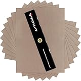 10 Pack PTFE Sheet for Heat Press - 16" x 12" Non Stick PTFE Sheets for Vinyl Heat Press Washable Reusable Heat Resistant Craft Mat