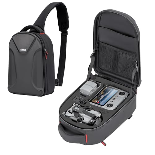 STARTRC Mini 5 Pro Case Waterproof Hard Carrying Backpack Large Drone Bag Fits 11 Inch Laptop Travel Backpack Compatible with DJI Mini 5 Pro RC 2/ RC-N Controller Fly More Combo and Accessories