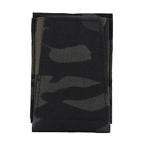 Tenoburian Open-top Single Mag Pouch,MOLLE Magazine Pouch Holder Carrier for 5.56 7.72mm Magazine and Phone