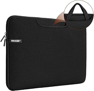 Protective Case for A4 Light Box, IMAGE 14 Inches Carrying Bag Travel Storage Case Pouch Cover with Pockets, for LED Tracing Pad Coloring Board & Laptop, Notebook, MacBook Air (Black)