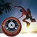 WSDAV 84MM Inline Skate Wheels with Bearings (8-Pack) - 84A Durable Indoor/Outdoor Replacement Wheels for Wheelchairs