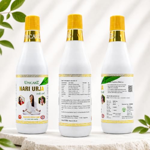 Image of Unicare Remedies Nari Urja Ayurvedic Herbal Tonic for Women | Supports Hormonal Balance, Menstrual Wellness, Energy & Immunity | Women's Health Supplement | Aids Digestion & Metabolism | 100% Natural Herbal Liquid
