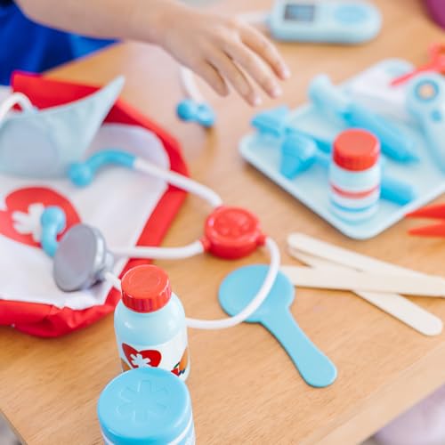 Melissa & Doug Get Well Doctor Kit, 25-Piece Toddler Doctor Play Set, Realistic Pretend Play Toys & Accessories, Preschool Toys for Girls & Boys Ages 3+ - image 6