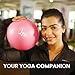 PULSEFIT Exercise Ball, Pink, Fitness Training, Core Strength Workouts