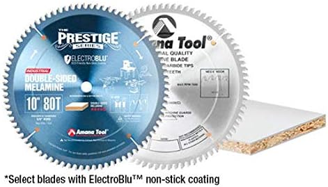 Amana Tool - MB86400 Carbide Tipped Double-Face Melamine 8" Dia x 64T H-ATB, -6 Deg, 5