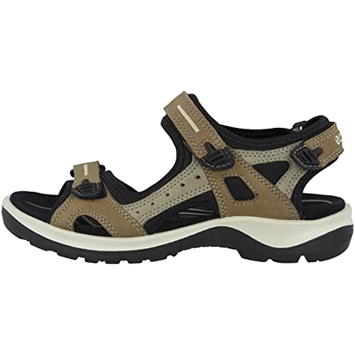 ECCO Women's Yucatan Sport Sandal, Birch Nubuck, 6-6.5