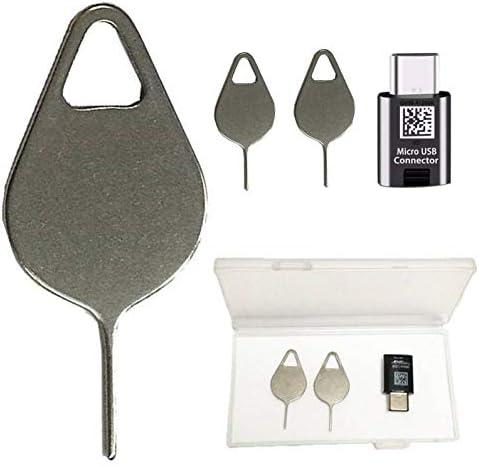 2 PCS Sim Card Tray Pin Eject Removal Tool Needle Opener Ejector for Samsung Galaxy Note8 Note9 Note10 Plus Note 20 Ultra S9 Plus S10 S10 Plus S 20 S 20+ Plus Ultra etc. +Type-C Micro USB