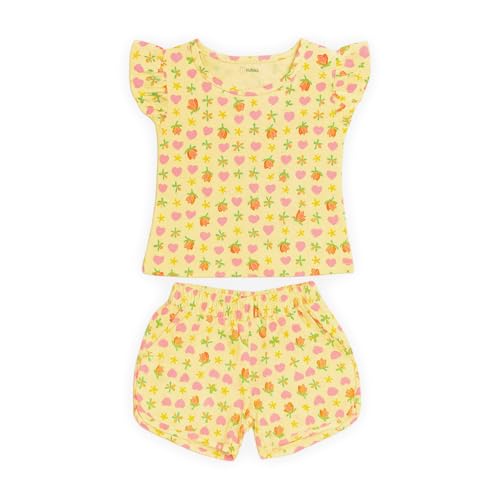 Image of Kidbea Girls' Cotton Dresses | Soft, Breathable Casual & Trendy Outfits for Kids | Sleeveless & Ruffle Sleeve Styles with Multiple Cute Prints