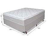 Conjunto Box Casal Molas Ensacadas Roma Umaflex glide