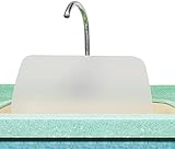 Sink Splash Guard, 4pcs Splash Guard for Kitchen with Attached Sucker Kitchen Sink Accessories