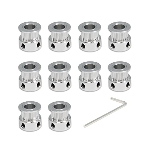Polea GT2 de 20 dientes y 8mm para eliminar holguras en tu impresora 3D, pack de 10 2