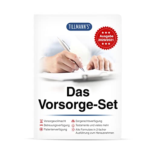 Le kit de précaution 2022 de Tillmann's, avec ordonnance de soins, testaments, procuration de précaution et ordonnance des patients 2022 et d'autres formulaires à retirer Cover