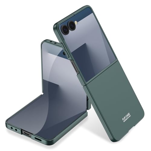 Image of Kapa Ultra Thin Back Case for Samsung Galaxy Flip7 / Z Flip 7 | Full Body Protection Hard Back Cover (Green)