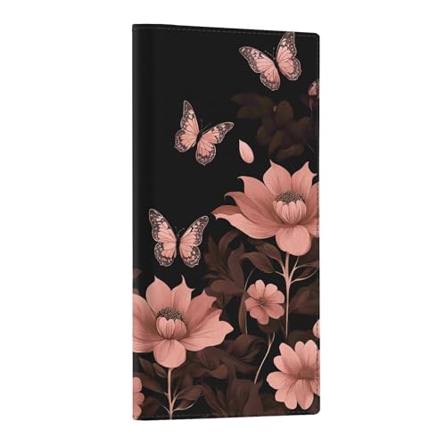 Image of CoBak Checkbook Cover for Women & Men - PU Leather Case with RFID Blocking | Classic Design Check Book Holder for Personal and Business