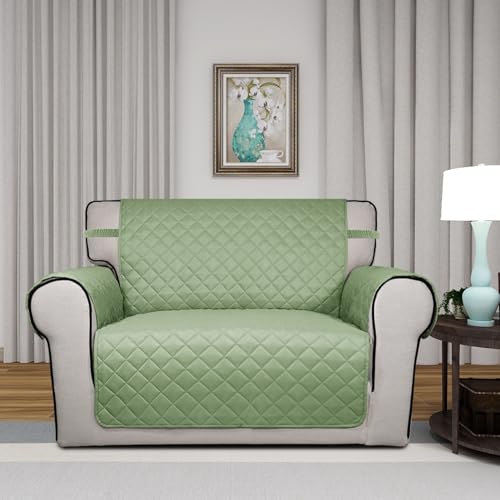 image for PureFit Reversible Quilted Sofa Cover, Water Resistant Slipcover Furni