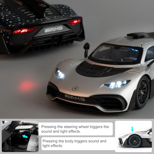 Modelo de Auto AMG ONE 1:18 con Luz y Sonido miniatura 3