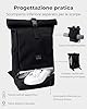 Johnny Urban Zaino Porta PC Donna e Uomo - Allen Medium - Rolltop per Lavoro Viaggio Università - Scomparto per Laptop 16 Pollici - 15-18L - Idrorepellente #4