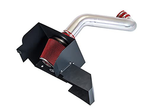 RSG Heat Shield Intake Kit RED Compatible For 13-18 RAM 1500 3.6L V6 (No Classic) & 19-24 Ram 1500 (Classic Only) 3.6 V6