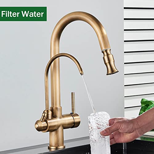 Robinet de cuisine tactile LWX au design épuré avec sortie eau potable