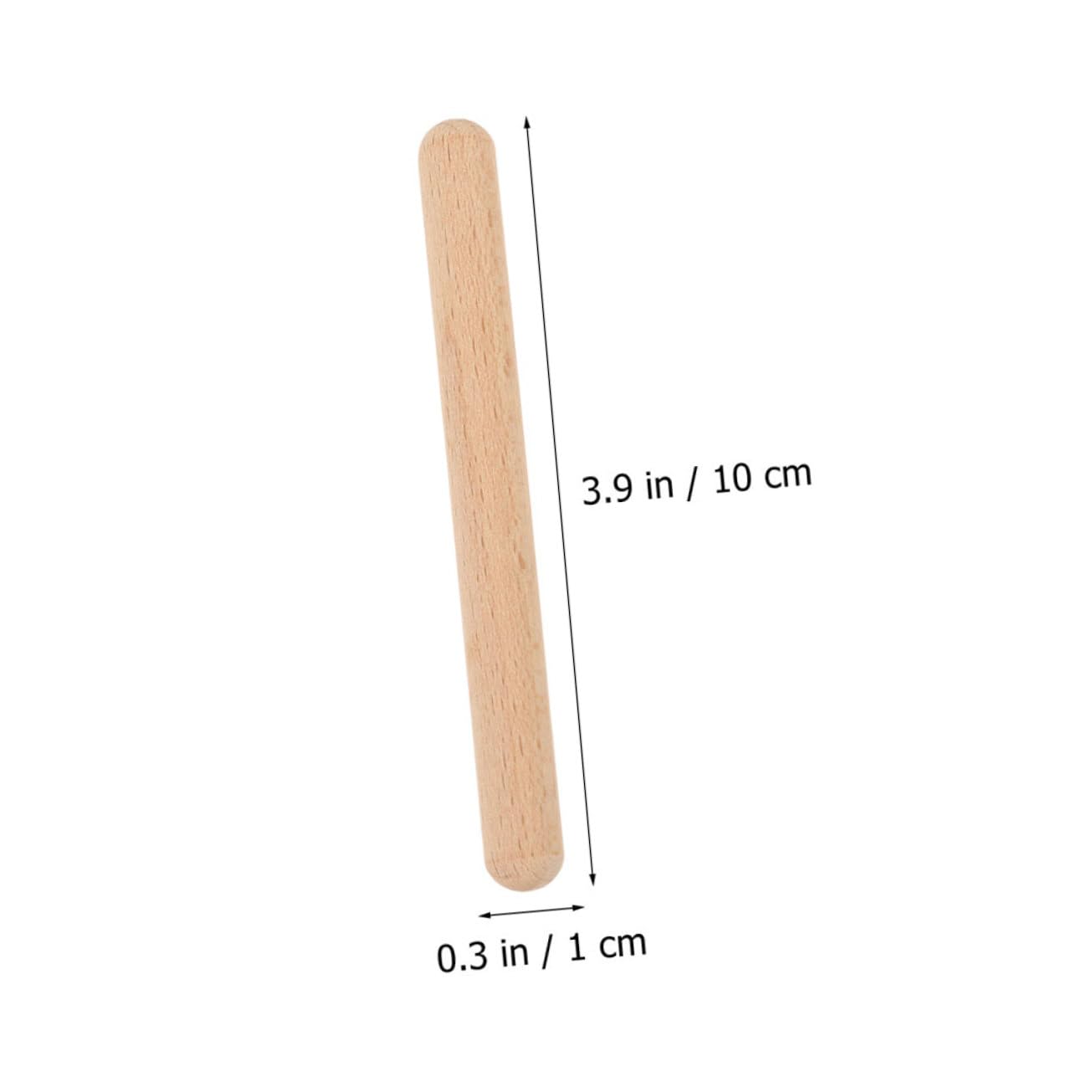 BESPORTBLE 3pcs Beech Erhu Mutes Durable Practice Accessories for Sound Control Khaki Erhu Silencers for Volume Reduction Easy Installation Material