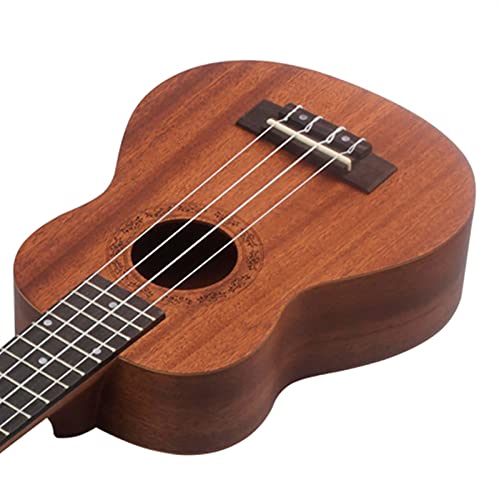 ukulélé Voyage 21 23 Pouces Ukulele Acajou avec Sac De Transport Strap Strap Strings Tuner (Color : 23inches) - Les Beatles, Paul McCartney, John Lennon, RIngo Starr, George Harrison ukulélé Voyage 21 23 Pouces Ukulele Acajou avec Sac De Transport Strap Strap Strings Tuner (Color : 23inches) – Image 4