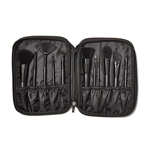 e.l.f. Cosmetics - Colección de brochas de 11 piezas, 11 brochas de maquillaje para todas tus necesidades, desde base hasta bronceador, sombra de ojos y más