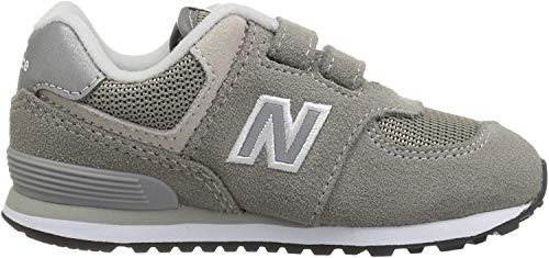 New Balance Kid's 574 V1 Evergreen Sneaker, grey/grey, 10 M US Toddler