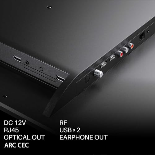 Image of SYLVOX 27 Inch Smart TV 12 /24 Volt TV 1080P FHD RV TV Android 11.0 Built-in Digital Video Disc Player with WiFi, Wireless Connection and Digital Noise Reduction Function