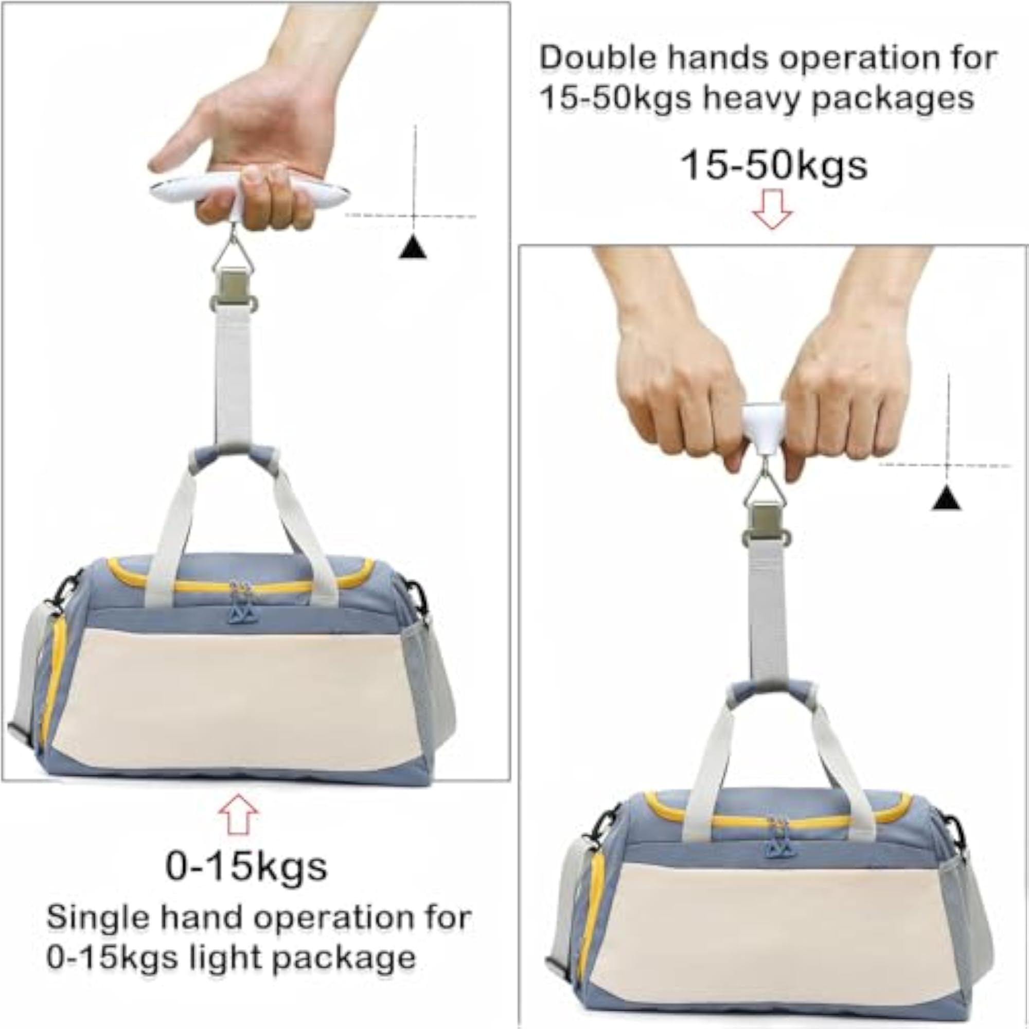 Rechargeable Digital Travel Scale with Strap