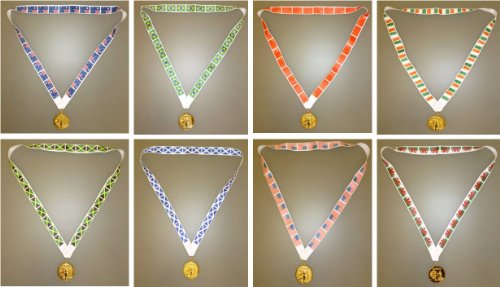 Médailles de métal de vainqueurs d'or évitez le plastique avec le lot MI3