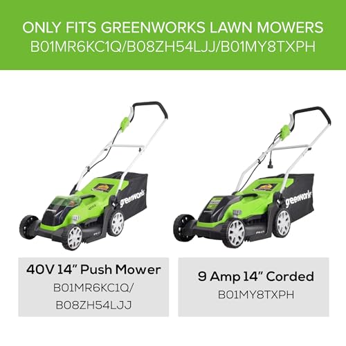 Greenworks Ersatz-Rasenmähermesser (35,6 cm Rasenmäher: MO40B410, MO09B01, MO14B00) – Ansicht 2